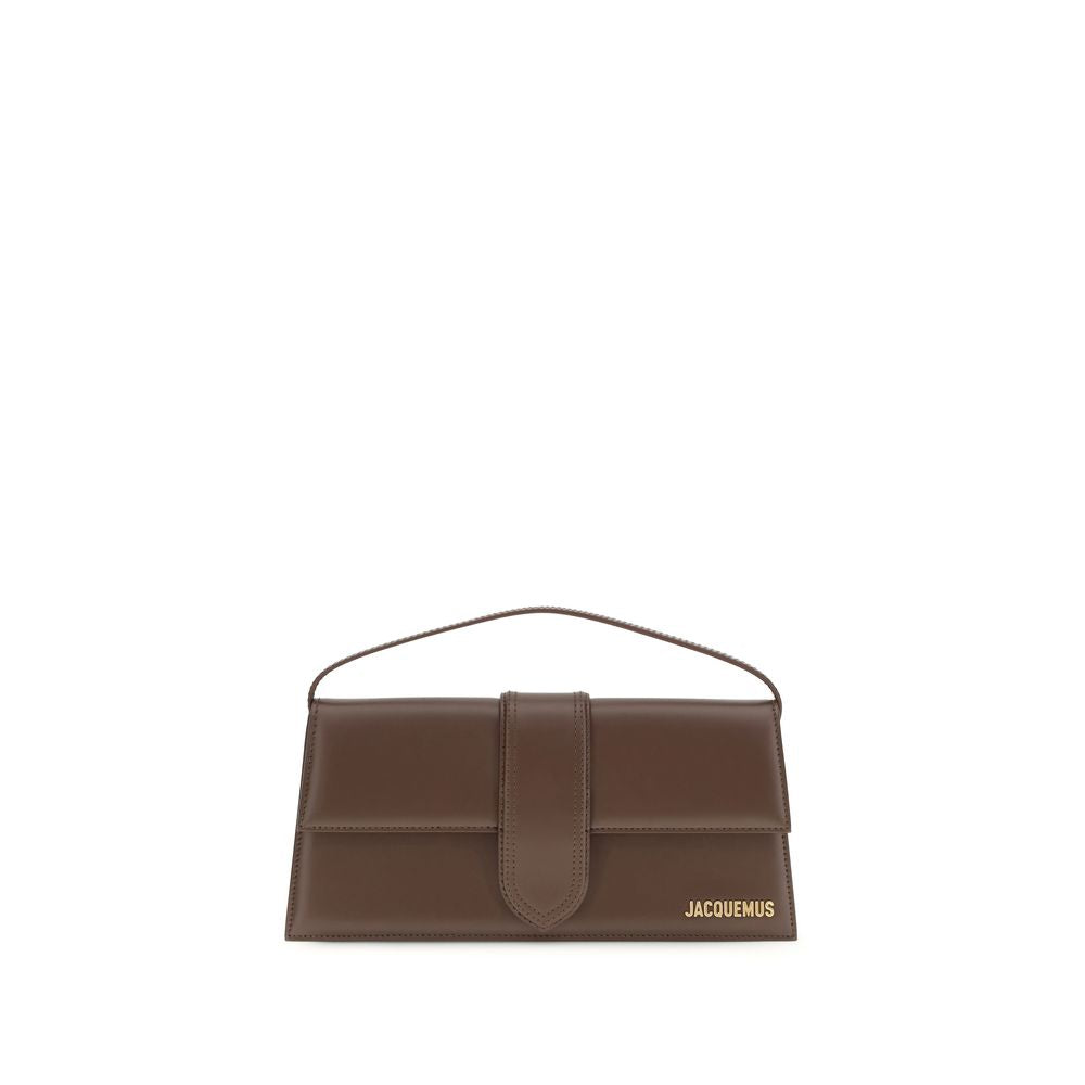 Jacquemus Brown Calf Leather Bos Taurus Shoulder Bag Curated Luxury Accessories by Orvyn