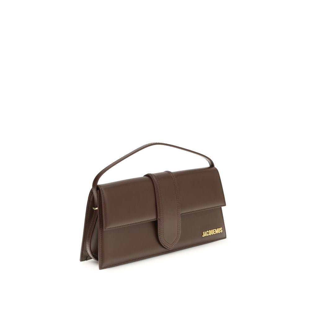 Jacquemus Brown Calf Leather Bos Taurus Shoulder Bag Curated Luxury Accessories by Orvyn
