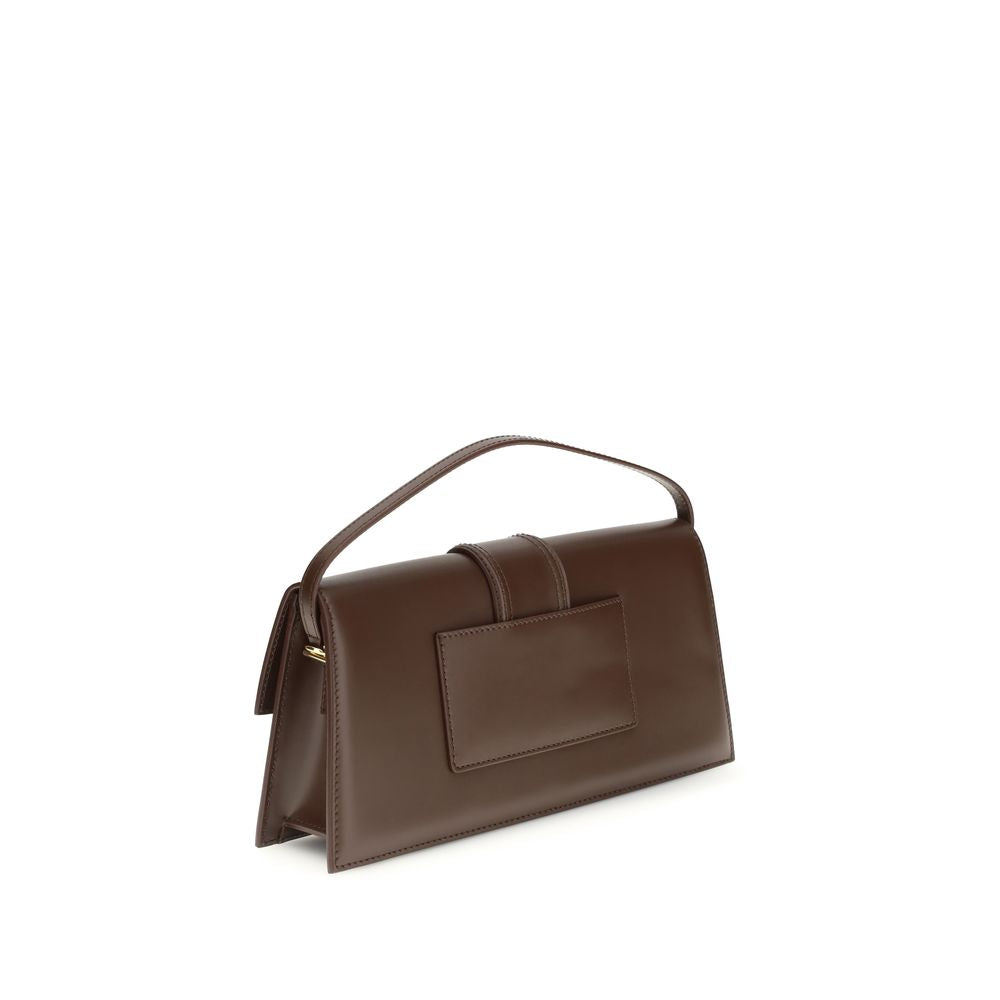 Jacquemus Brown Calf Leather Bos Taurus Shoulder Bag Curated Luxury Accessories by Orvyn