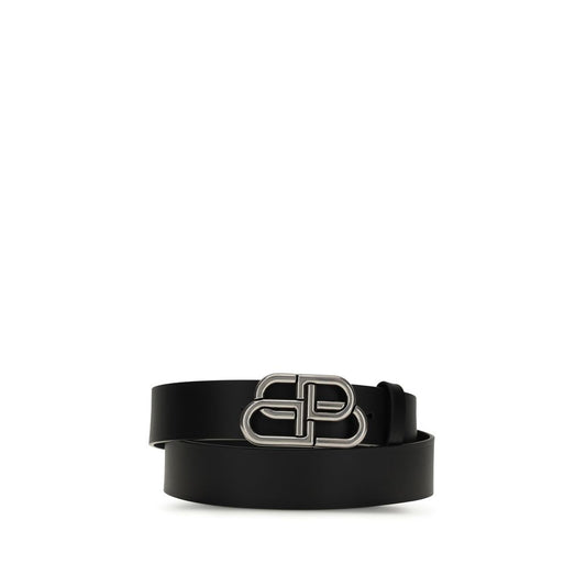 Balenciaga Black Calf Leather Bos Taurus Belt Curated Luxury Accessories by Orvyn