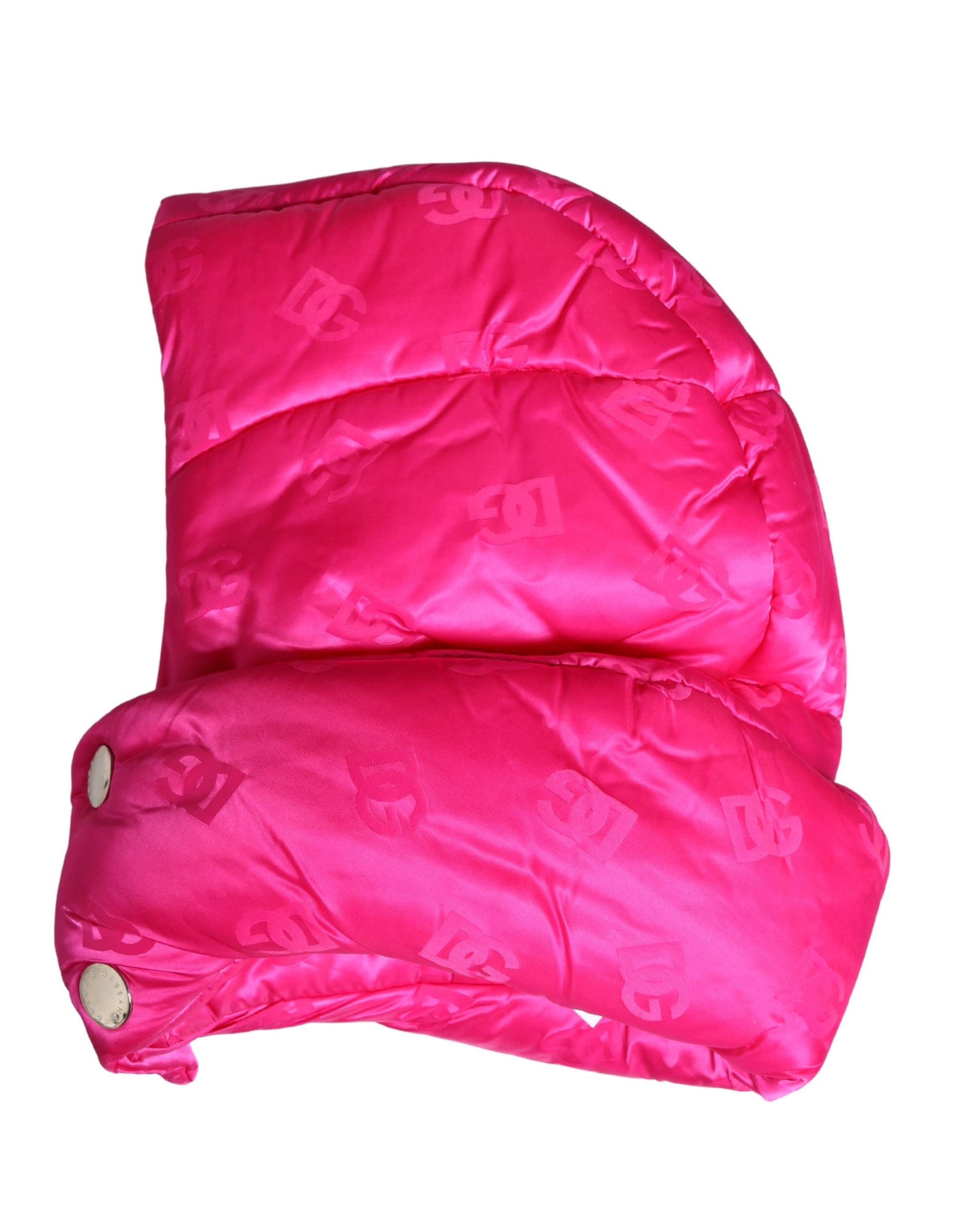 Dolce & Gabbana Men Pink Logo Print Whole Head Wrap Capello Hat Curated Luxury Accessories by Orvyn
