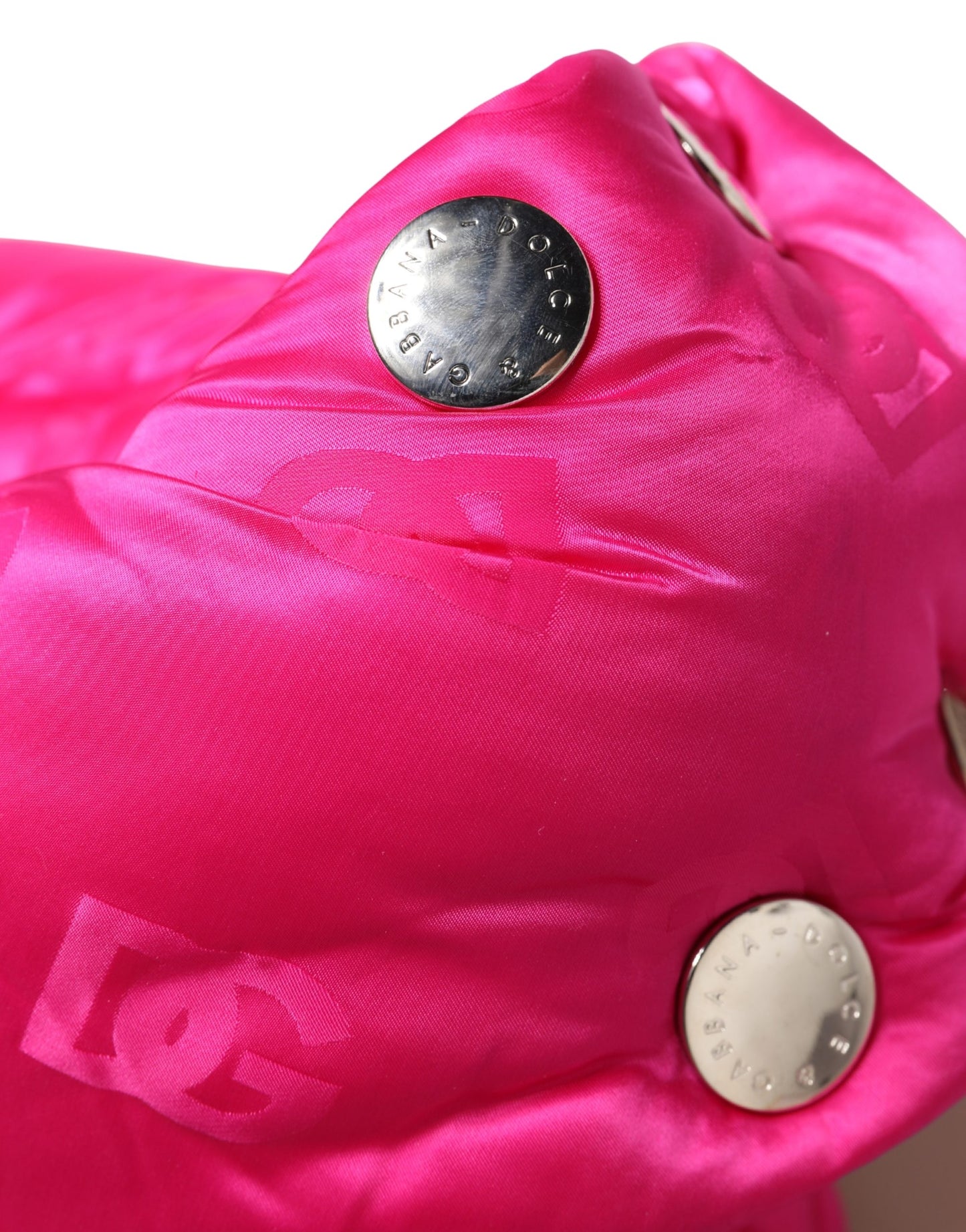 Dolce & Gabbana Men Pink Logo Print Whole Head Wrap Capello Hat Curated Luxury Accessories by Orvyn