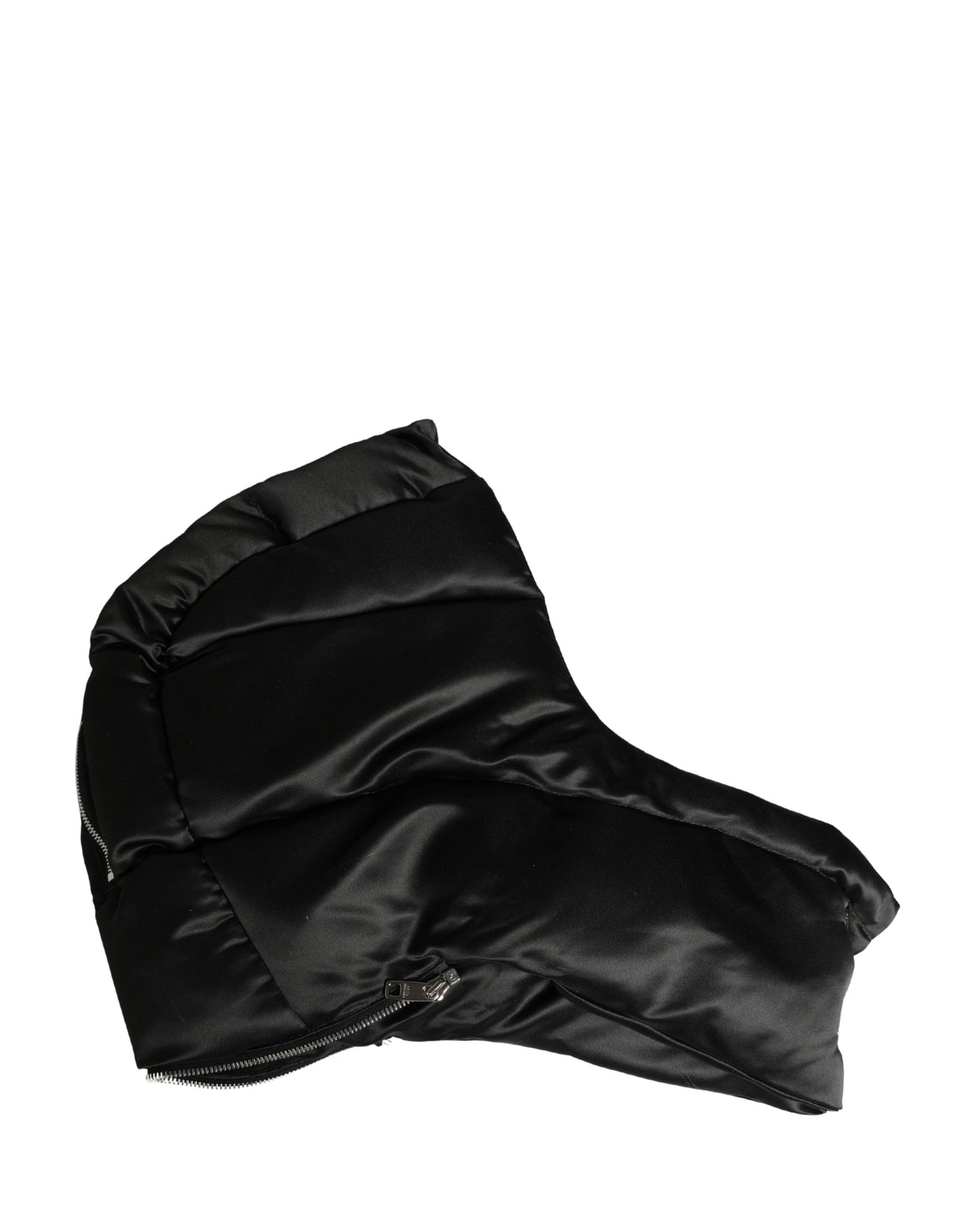 Dolce & Gabbana Black Polyester Whole Head Wrap Capello Hat Curated Luxury Accessories by Orvyn