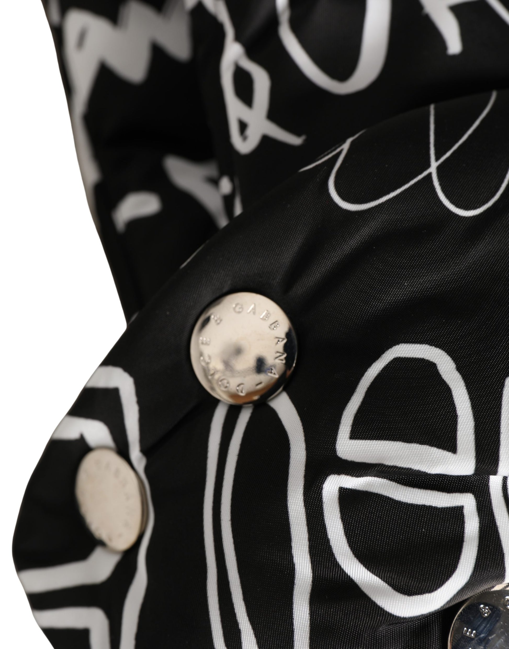 Dolce & Gabbana Black Logo Print Whole Head Wrap Capello Hat Curated Luxury Accessories by Orvyn