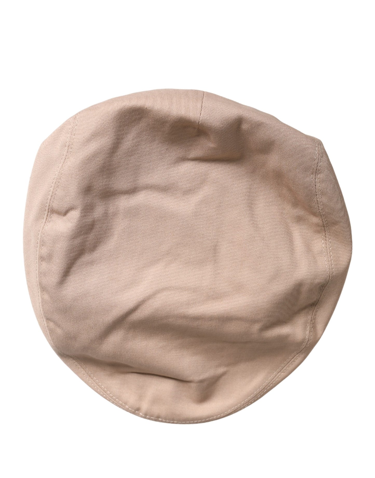 Dolce & Gabbana Men Beige Cotton Newsboy Cloth Capello Hat Curated Luxury Accessories by Orvyn