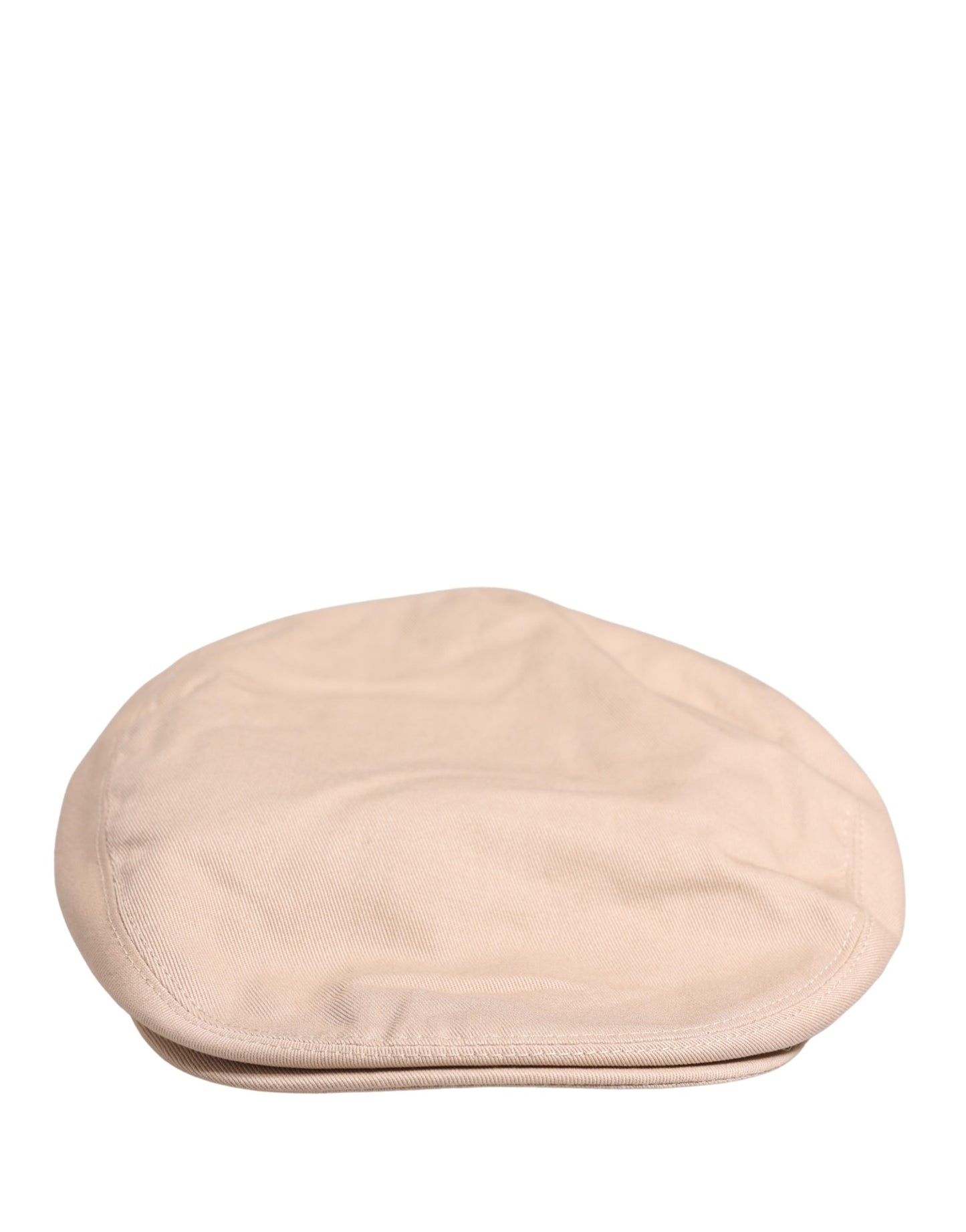 Dolce & Gabbana Men Beige Cotton Newsboy Cloth Capello Hat Curated Luxury Accessories by Orvyn
