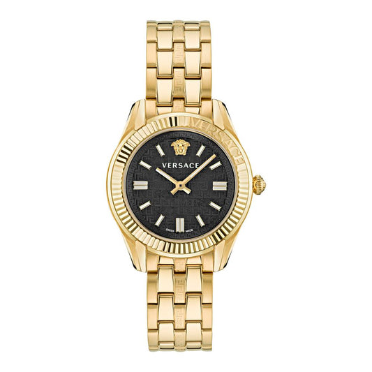 Versace Gold Stainless Steel Dress Watch Curated Luxury Accessories by Orvyn