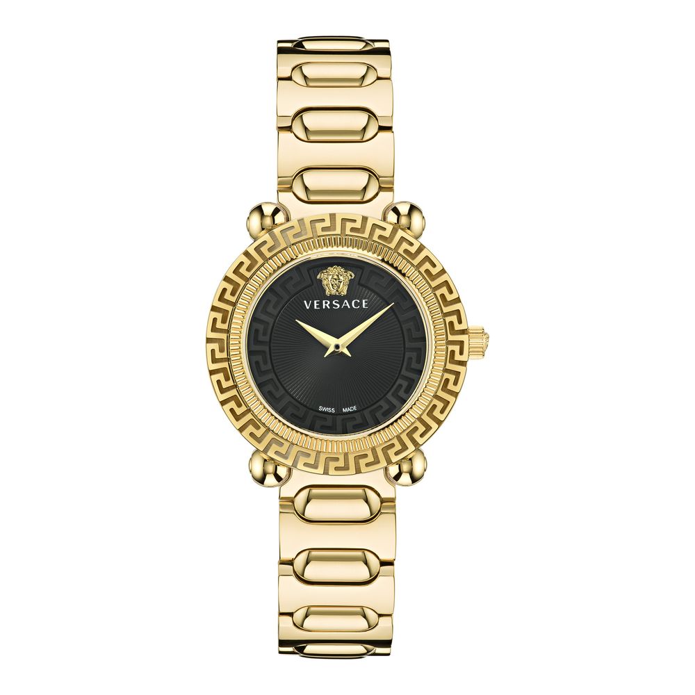 Versace Gold Stainless Steel Dress Watch Curated Luxury Accessories by Orvyn