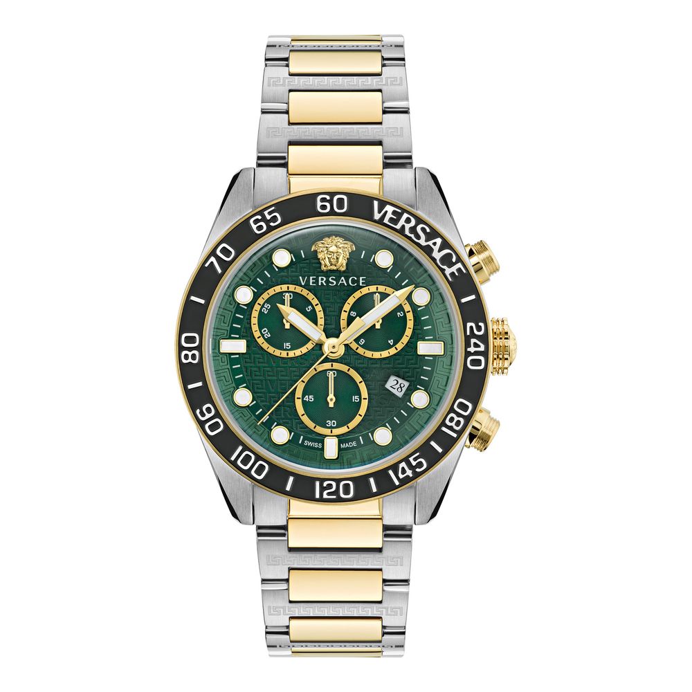 Versace Gray Stainless Steel Dress Watch Curated Luxury Accessories by Orvyn
