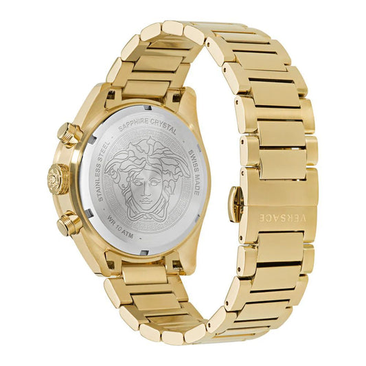 Versace Gold Stainless Steel Dress Watch Curated Luxury Accessories by Orvyn