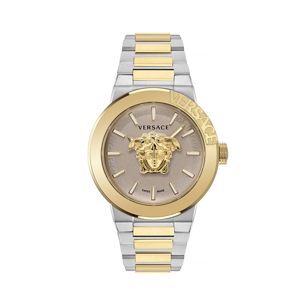 Versace Gold Stainless Steel Dress Watch Curated Luxury Accessories by Orvyn