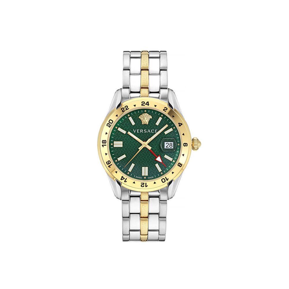 Versace Gray Stainless Steel Dress Watch Curated Luxury Accessories by Orvyn