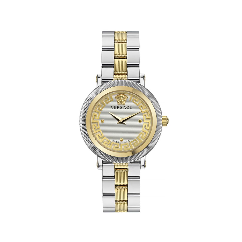 Versace Gray Stainless Steel Dress Watch Curated Luxury Accessories by Orvyn