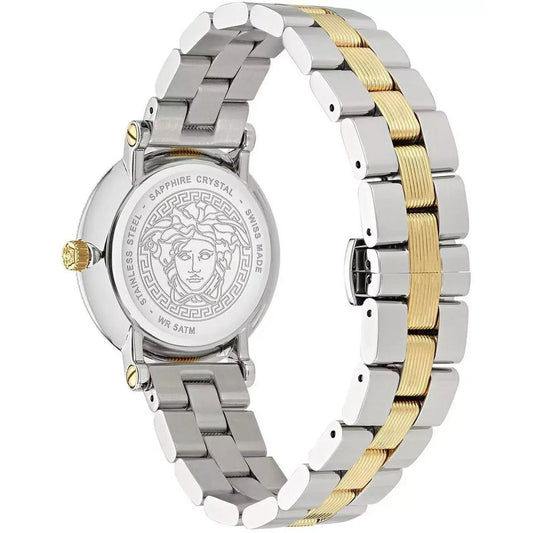 Versace Gray Stainless Steel Dress Watch Curated Luxury Accessories by Orvyn