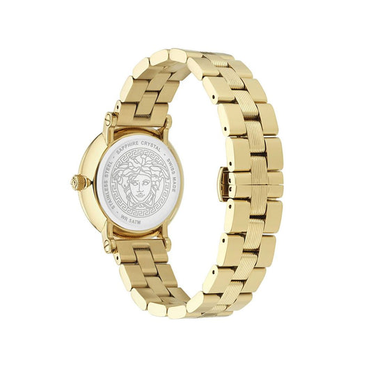 Versace Gold Stainless Steel Dress Watch Curated Luxury Accessories by Orvyn