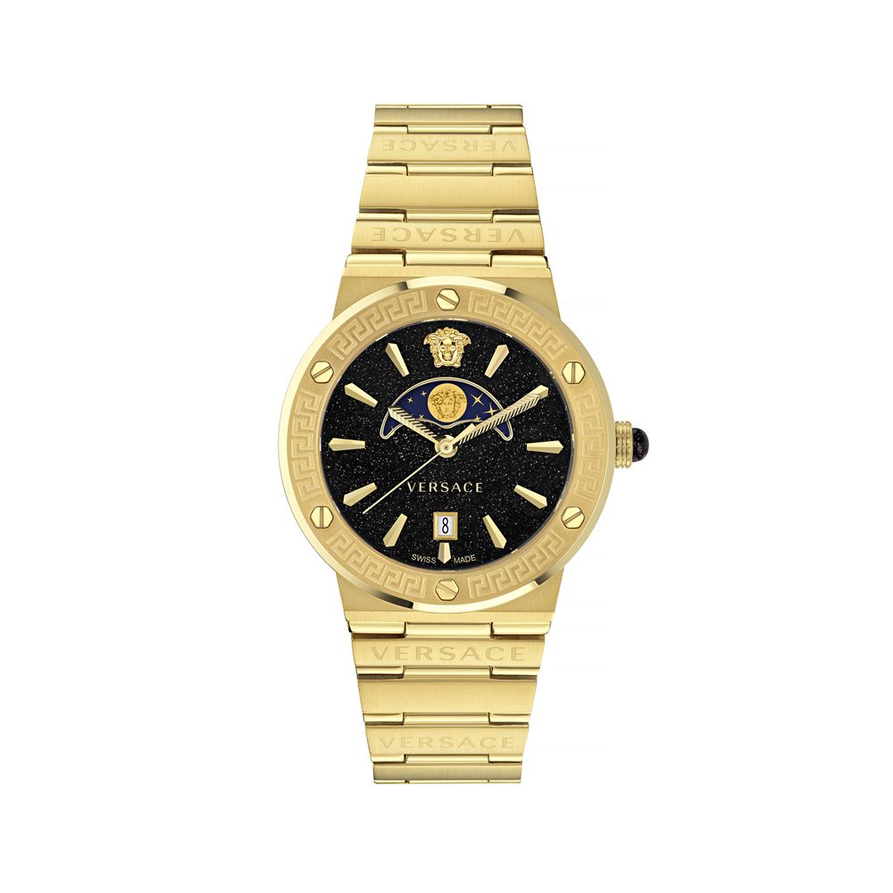 Versace Gold Stainless Steel Dress Watch Curated Luxury Accessories by Orvyn