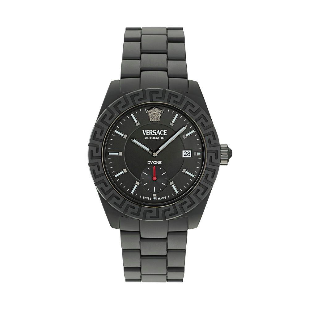 Versace Black Ceramic Dress Watch Curated Luxury Accessories by Orvyn