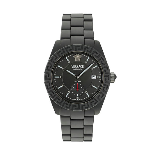 Versace Black Ceramic Dress Watch Curated Luxury Accessories by Orvyn