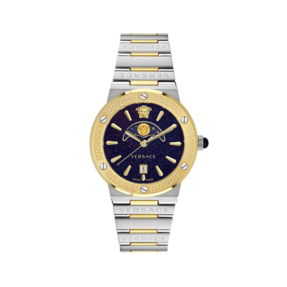 Versace Gray Stainless Steel Dress Watch Curated Luxury Accessories by Orvyn