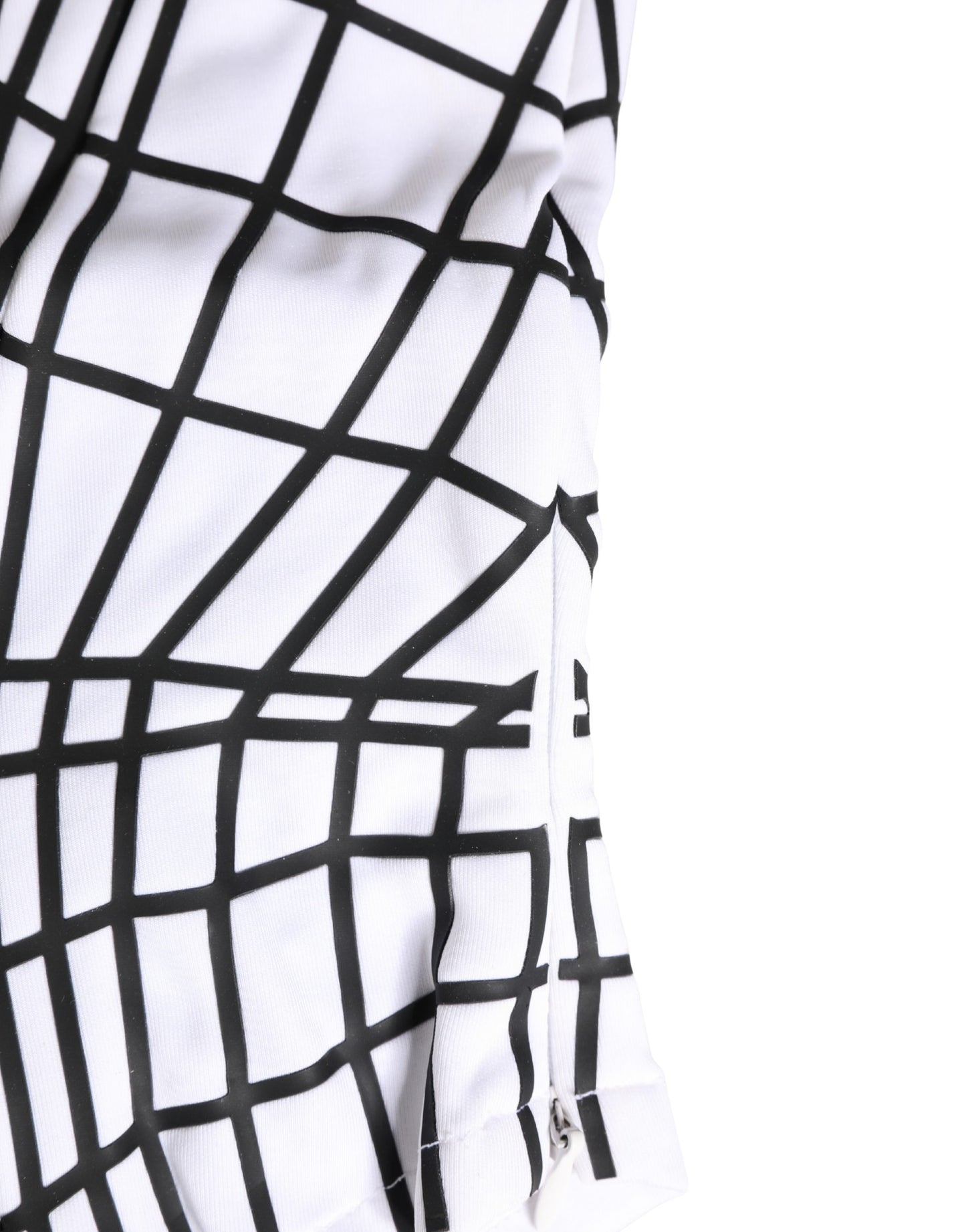 Dolce & Gabbana Men White Stripes Nylon Ski Mask Balaclava Hat Curated Luxury Accessories by Orvyn