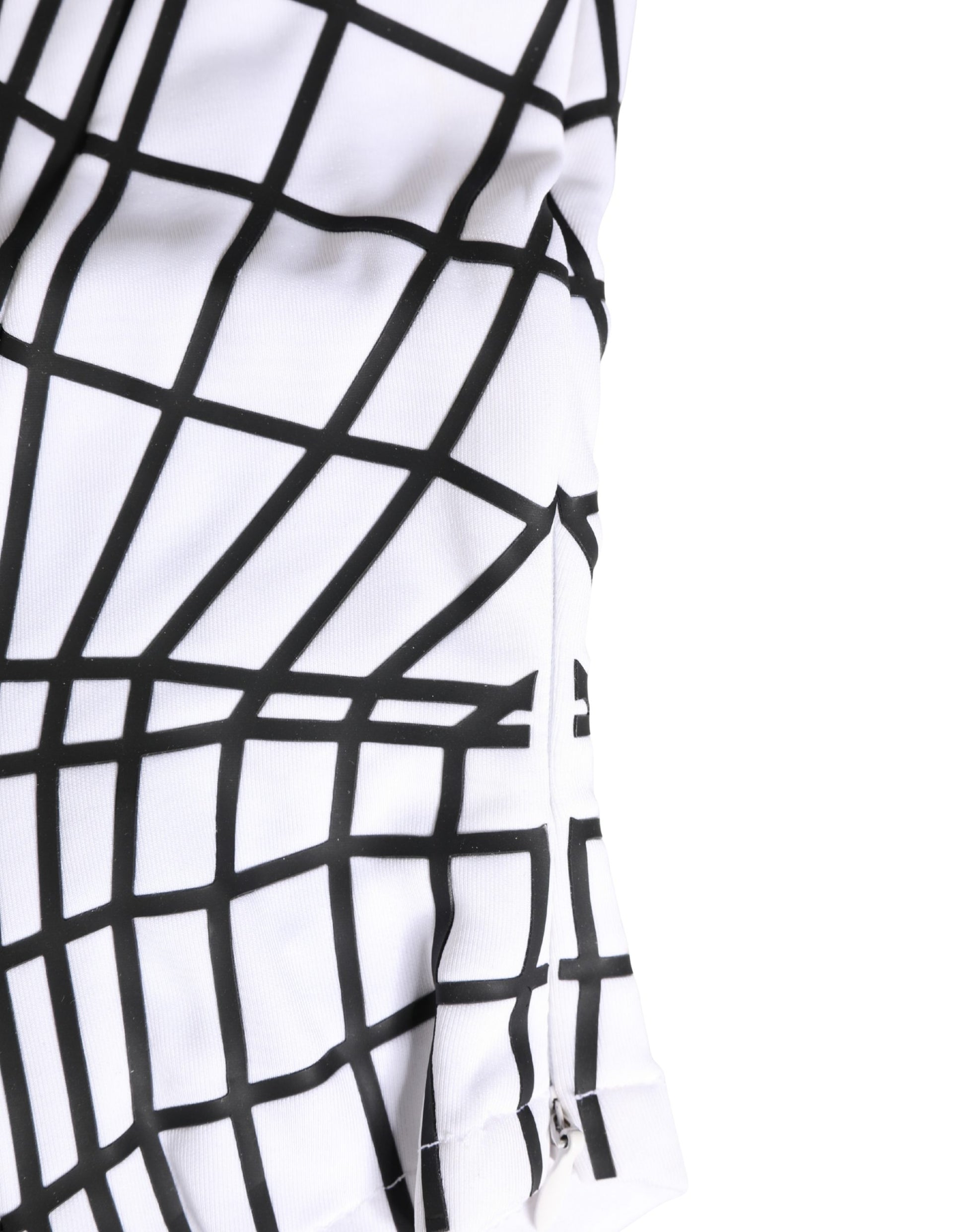 Dolce & Gabbana Men White Stripes Nylon Ski Mask Balaclava Hat Curated Luxury Accessories by Orvyn