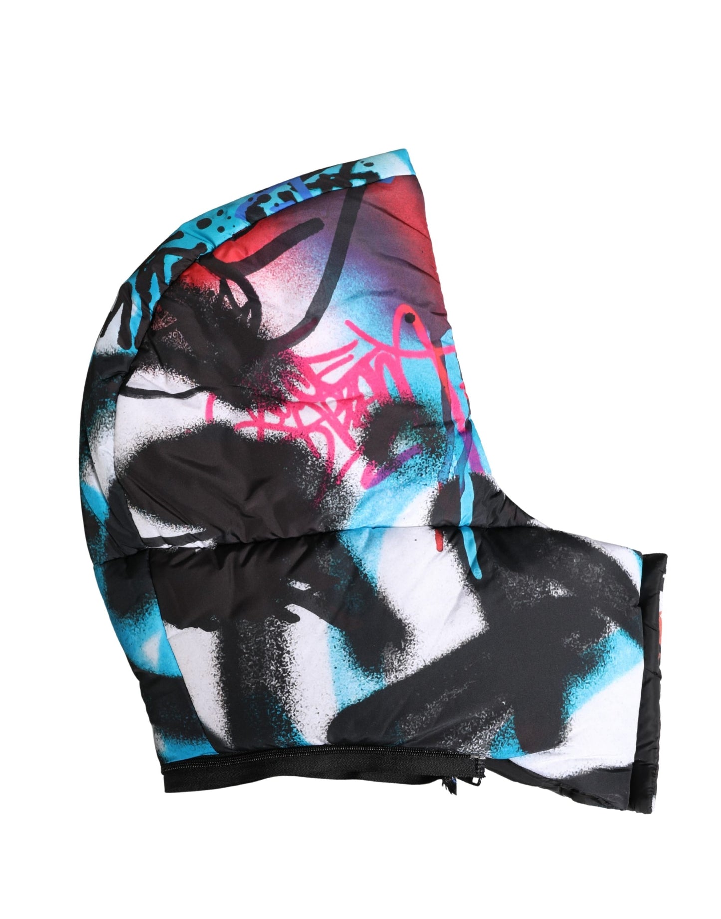Dolce & Gabbana Multicolor Graffiti Whole Head Wrap Capello Hat Curated Luxury Accessories by Orvyn