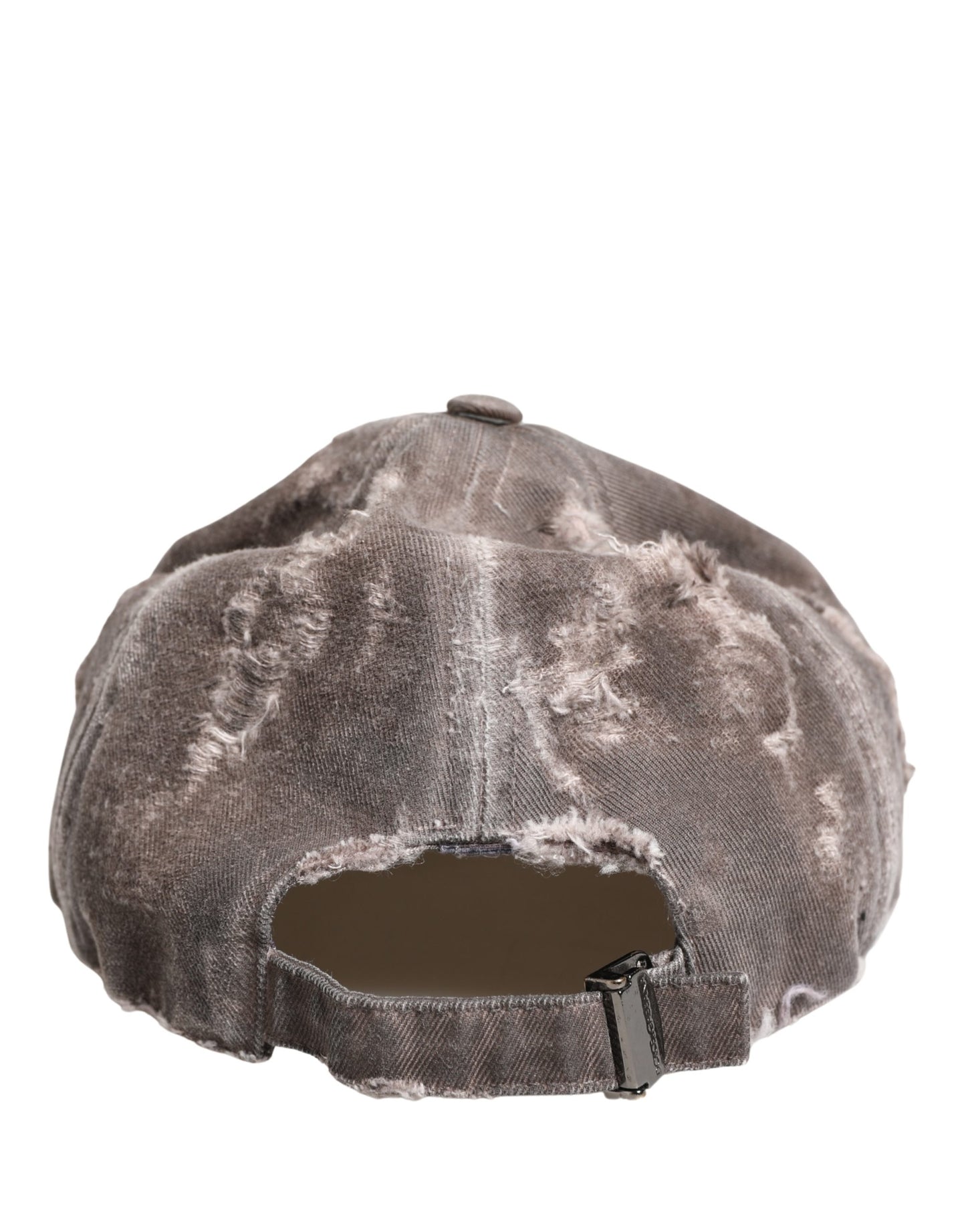 Dolce & Gabbana Men Brown Cotton Distressed Baseball Capello Hat Curated Luxury Accessories by Orvyn