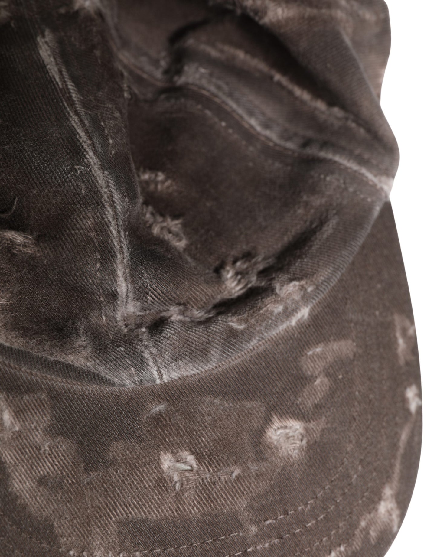 Dolce & Gabbana Men Brown Cotton Distressed Baseball Capello Hat Curated Luxury Accessories by Orvyn
