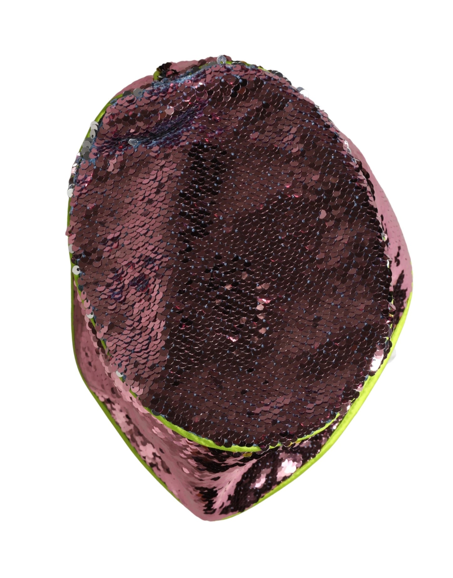 Dolce & Gabbana Men Purple Sequined Bucket Fisherman Capello Hat Curated Luxury Accessories by Orvyn