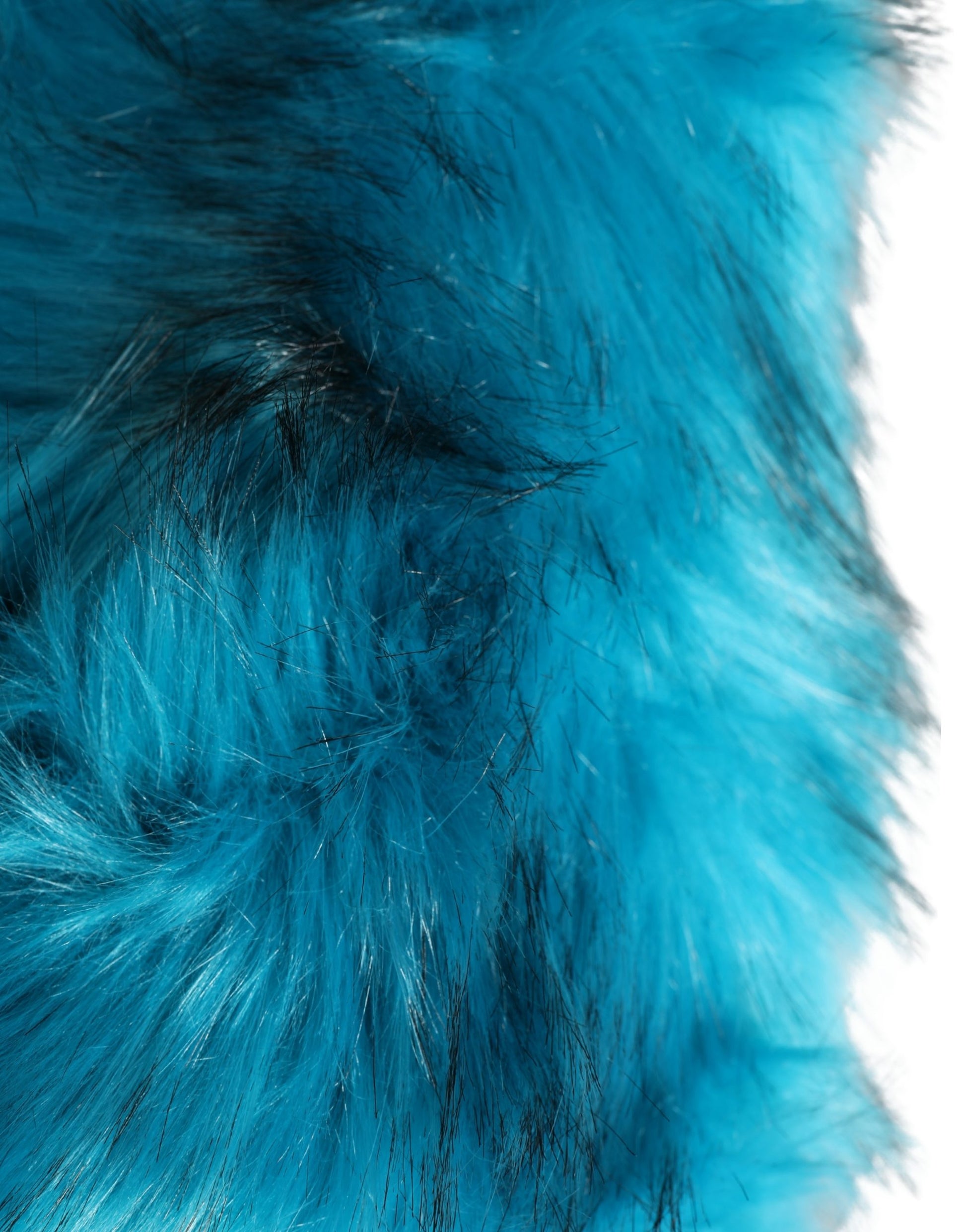 Dolce & Gabbana Blue Modacrylic Fur Women Bucket Capello Hat Curated Luxury Accessories by Orvyn