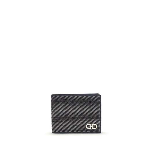 Ferragamo Gray Lamb Ovis Aries Aries Wallet Curated Luxury Accessories by Orvyn