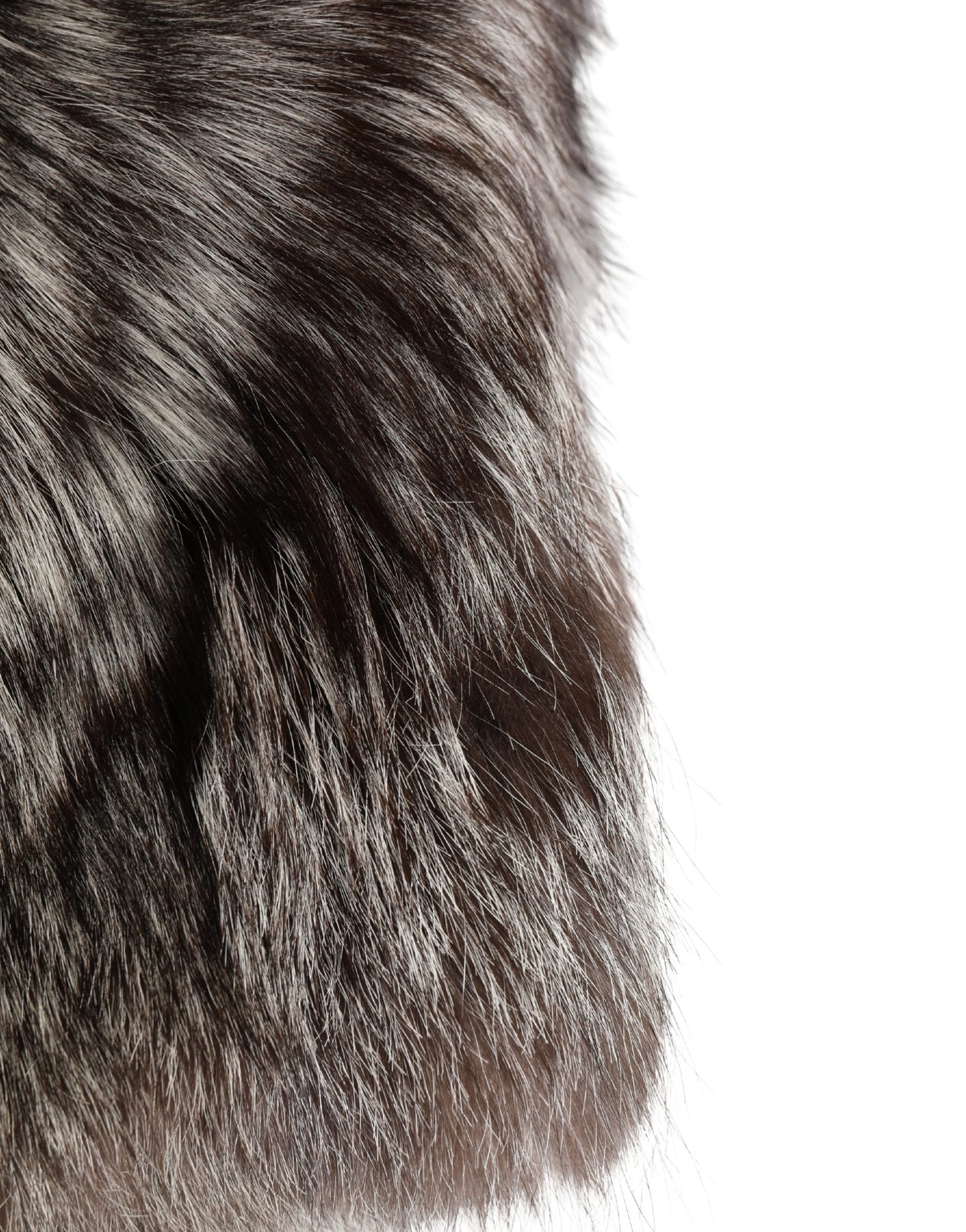 Dolce & Gabbana Brown Faux Fur Whole Head Wrap Capello Hat Curated Luxury Accessories by Orvyn