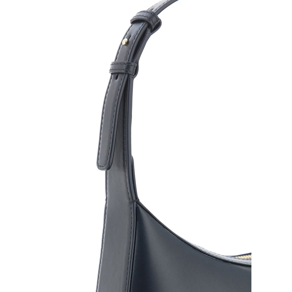 Dolce & Gabbana Black Calf Leather Bos Taurus Shoulder Bag Curated Luxury Accessories by Orvyn