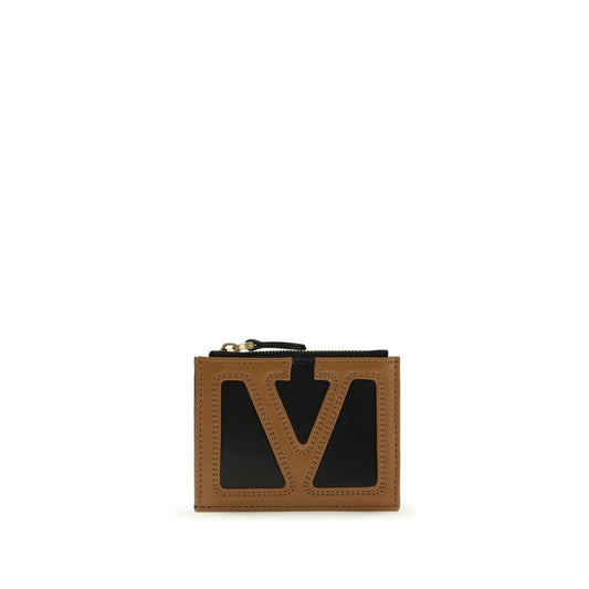 Valentino Garavani Black Calf Leather Bos Taurus Wallet Curated Luxury Accessories by Orvyn