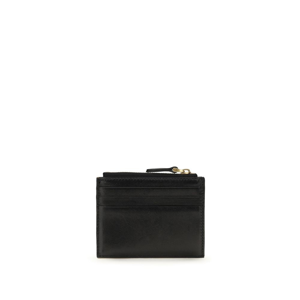Valentino Garavani Black Calf Leather Bos Taurus Wallet Curated Luxury Accessories by Orvyn