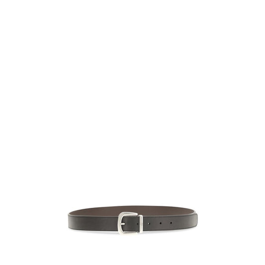 Valentino Garavani Black Calf Leather Bos Taurus Regular Belt Curated Luxury Accessories by Orvyn