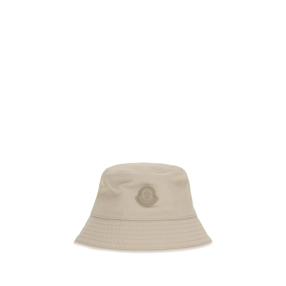 Moncler Beige Cotton Bucket Hat Curated Luxury Accessories by Orvyn
