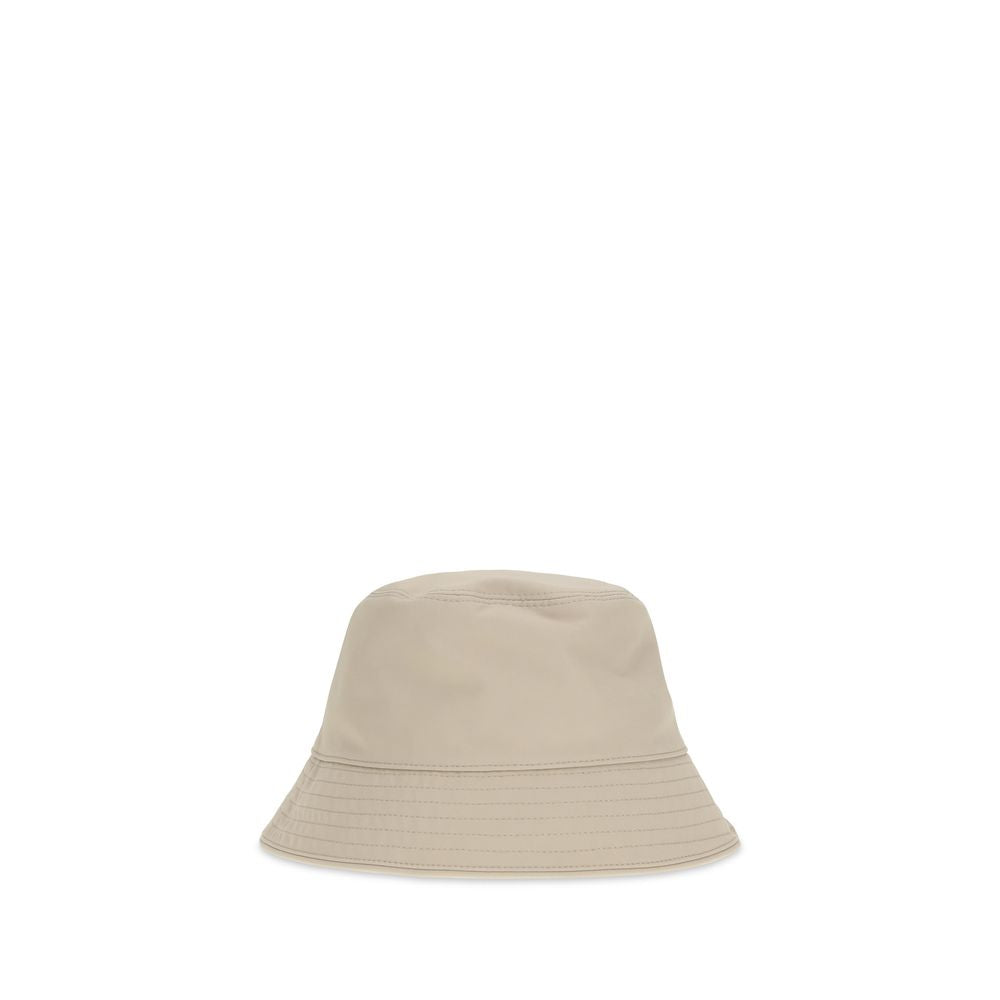 Moncler Beige Cotton Bucket Hat Curated Luxury Accessories by Orvyn