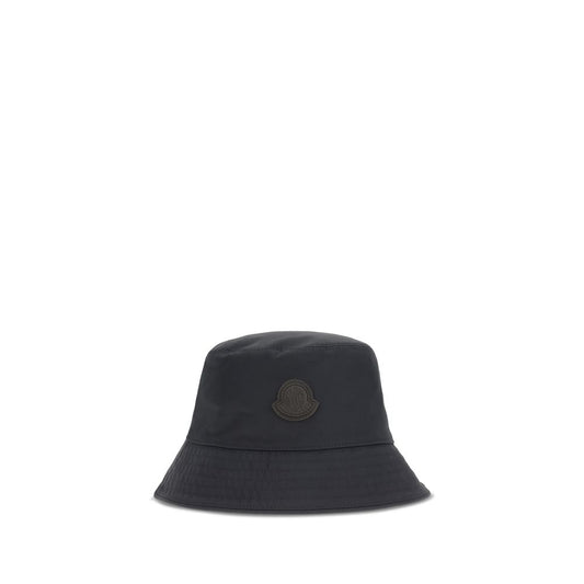 Moncler Blue Cotton Bucket Hat Curated Luxury Accessories by Orvyn