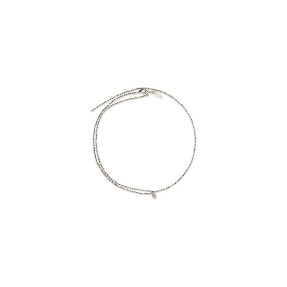 Brunello Cucinelli Silver Metal Necklace Curated Luxury Accessories by Orvyn