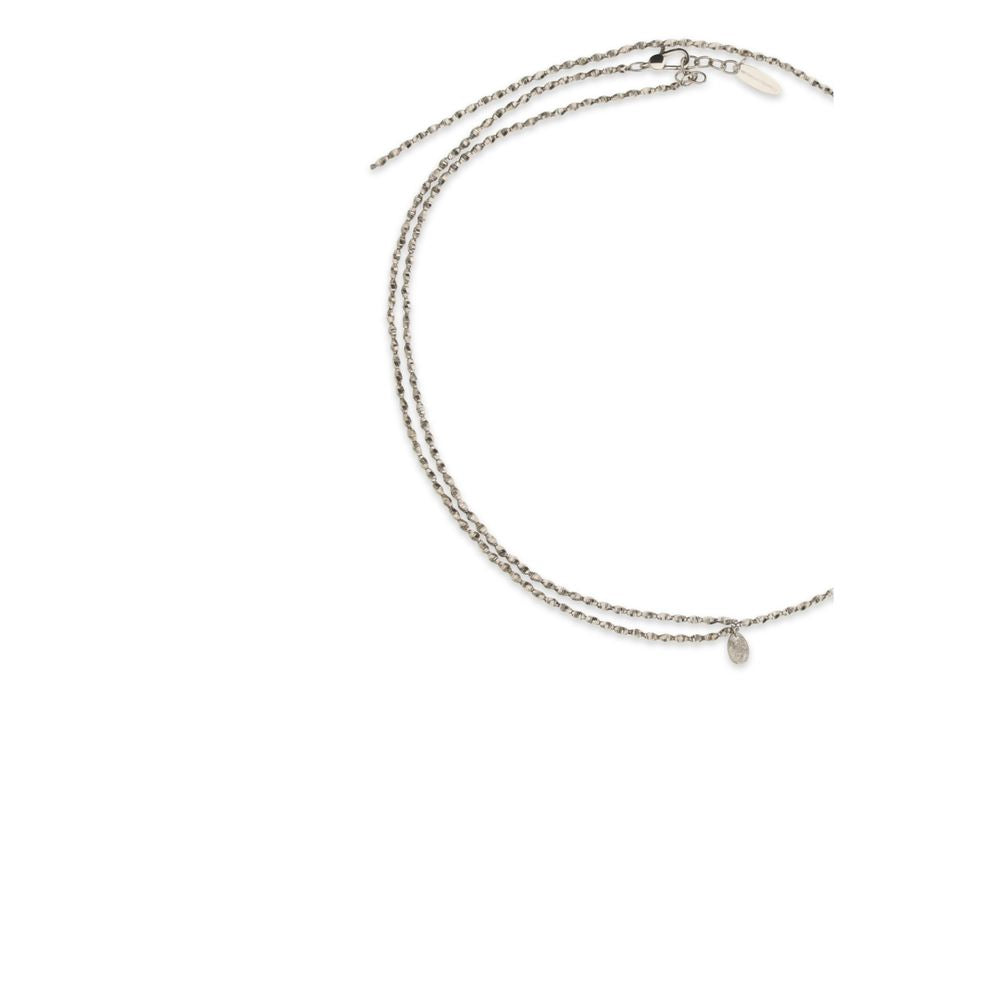 Brunello Cucinelli Silver Metal Necklace Curated Luxury Accessories by Orvyn