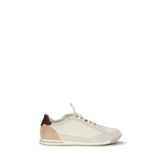 Brunello Cucinelli Beige Deer Low Top Sneakers Curated Luxury Accessories by Orvyn