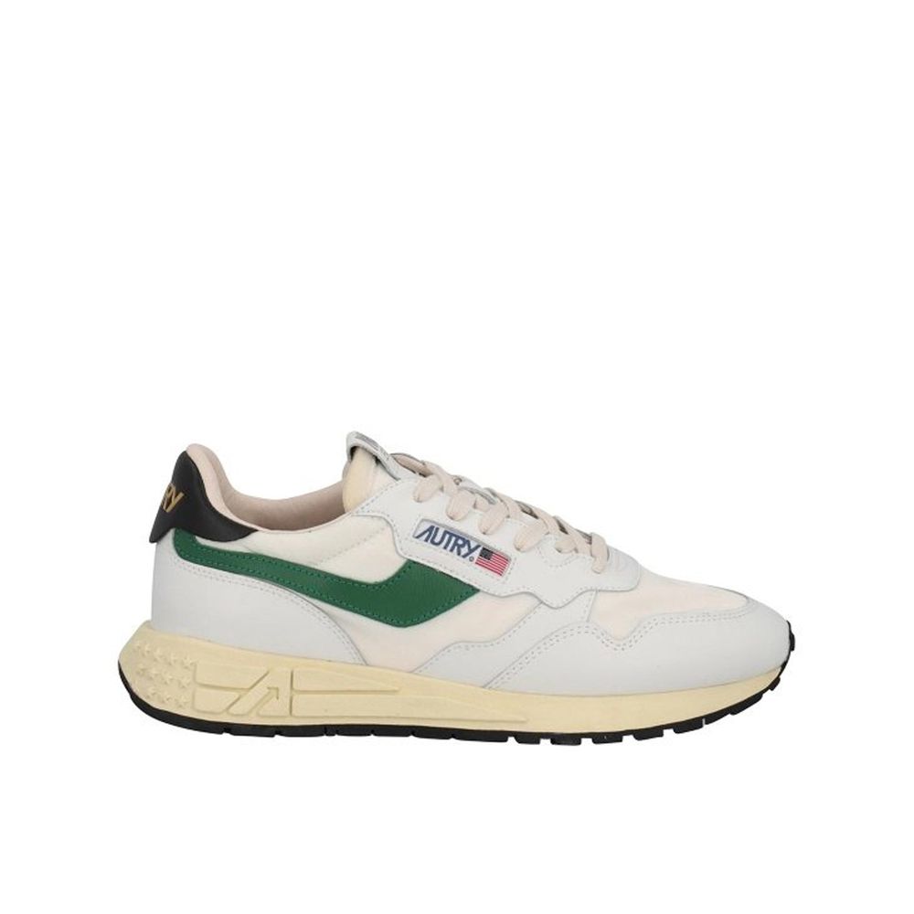 Autry White Leather Low Top Sneakers weiss