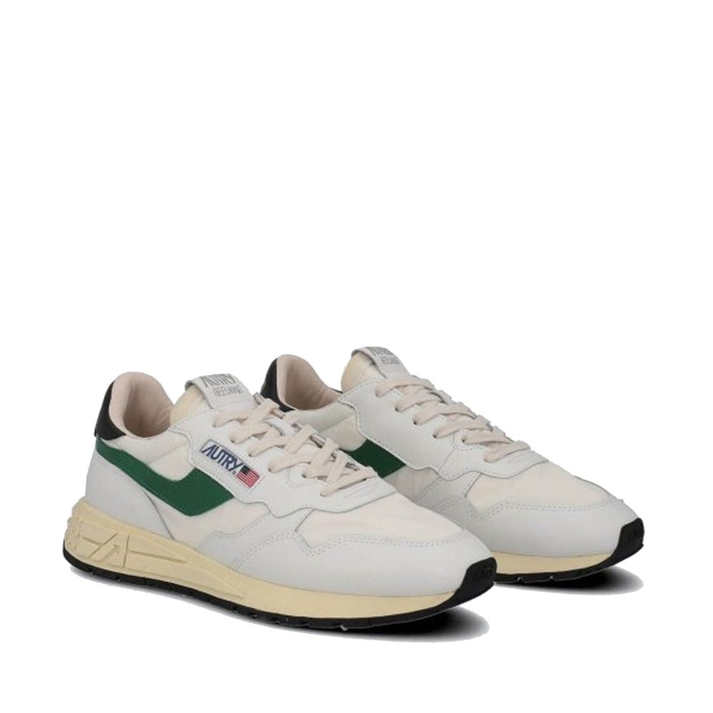 Autry White Leather Low Top Sneakers weiss