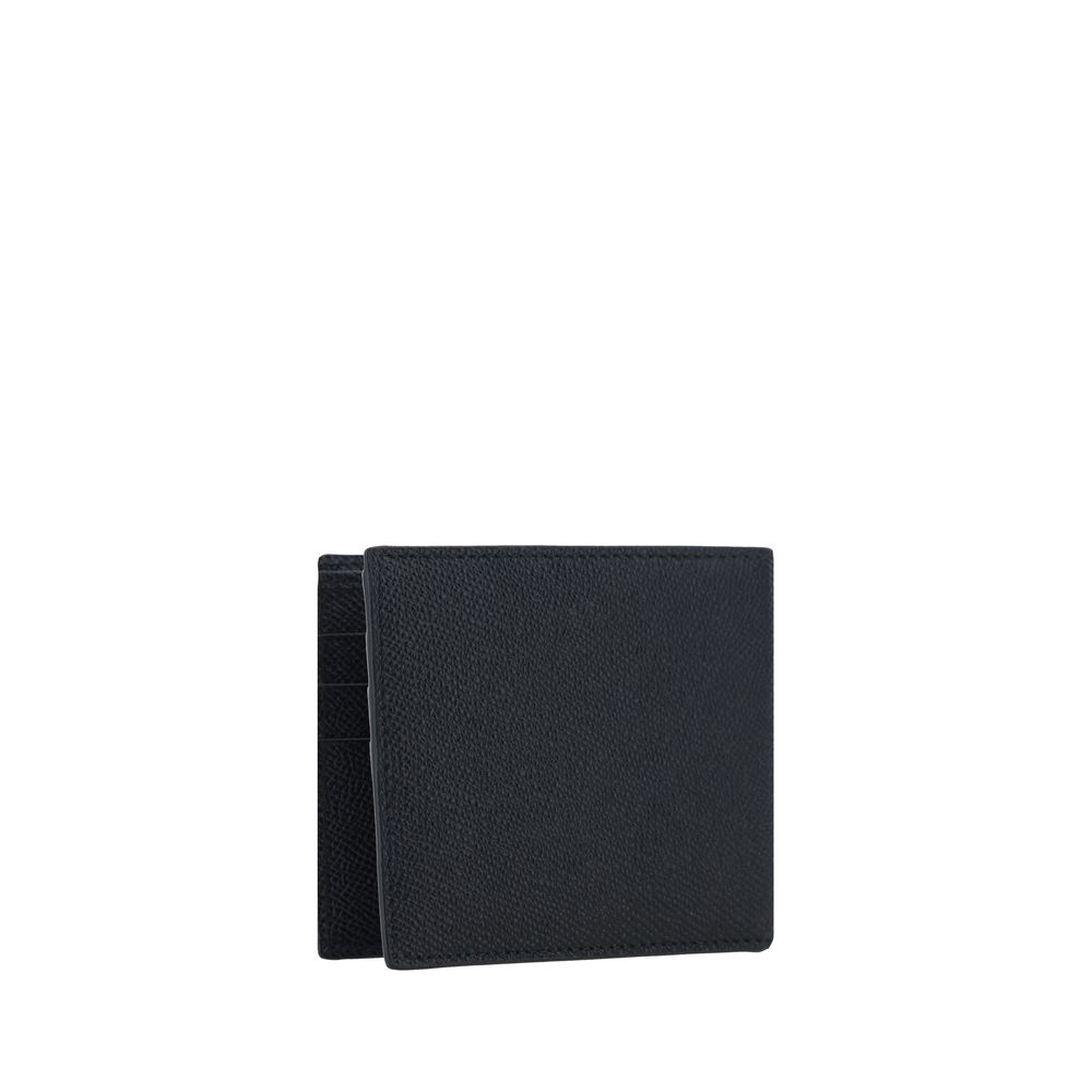 Dolce & Gabbana Black Calf Leather Bos Taurus Wallet Curated Luxury Accessories by Orvyn