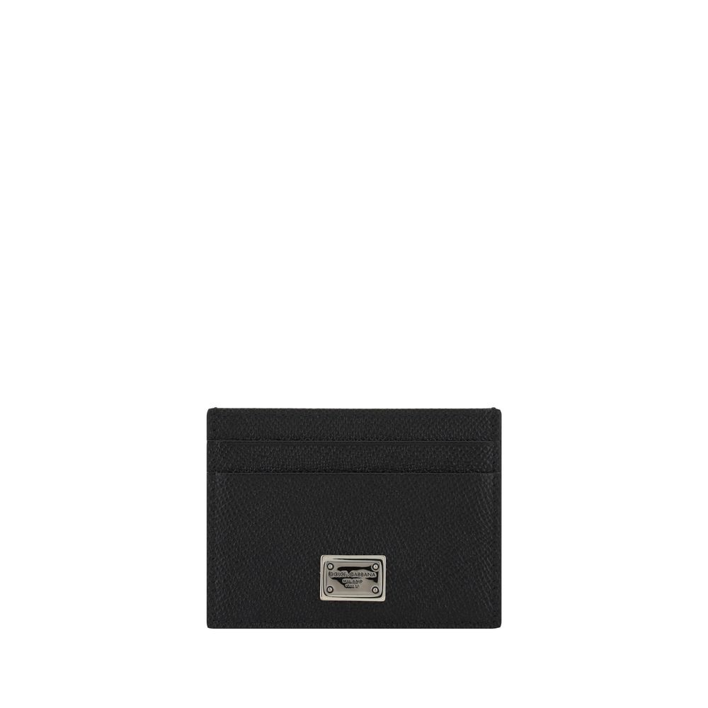 Dolce & Gabbana Black Calf Leather Bos Taurus Wallet Curated Luxury Accessories by Orvyn