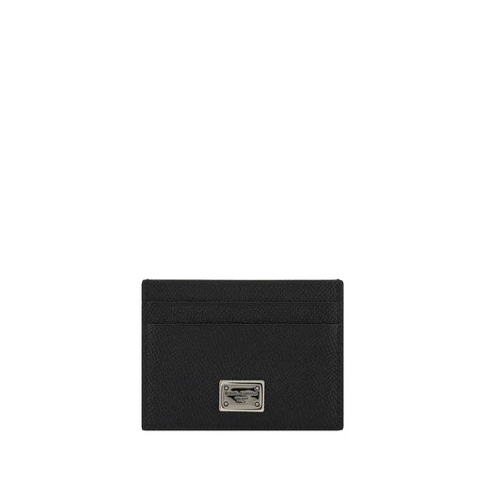 Dolce & Gabbana Black Calf Leather Bos Taurus Wallet Curated Luxury Accessories by Orvyn