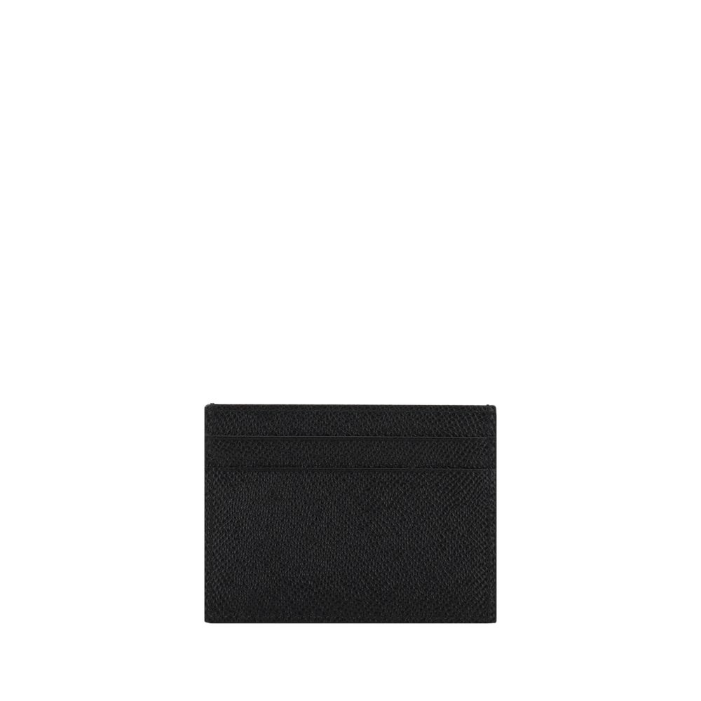 Dolce & Gabbana Black Calf Leather Bos Taurus Wallet Curated Luxury Accessories by Orvyn