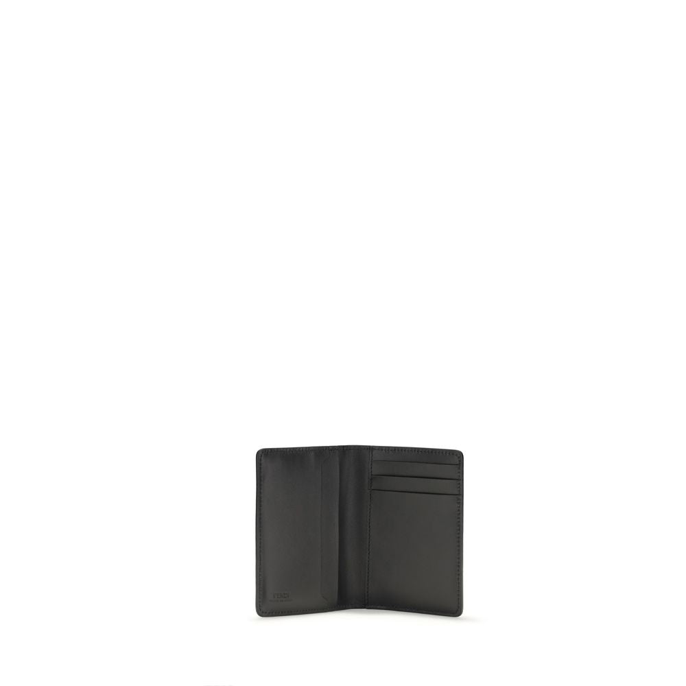 Fendi Black Calf Leather Bos Taurus Wallet Curated Luxury Accessories by Orvyn
