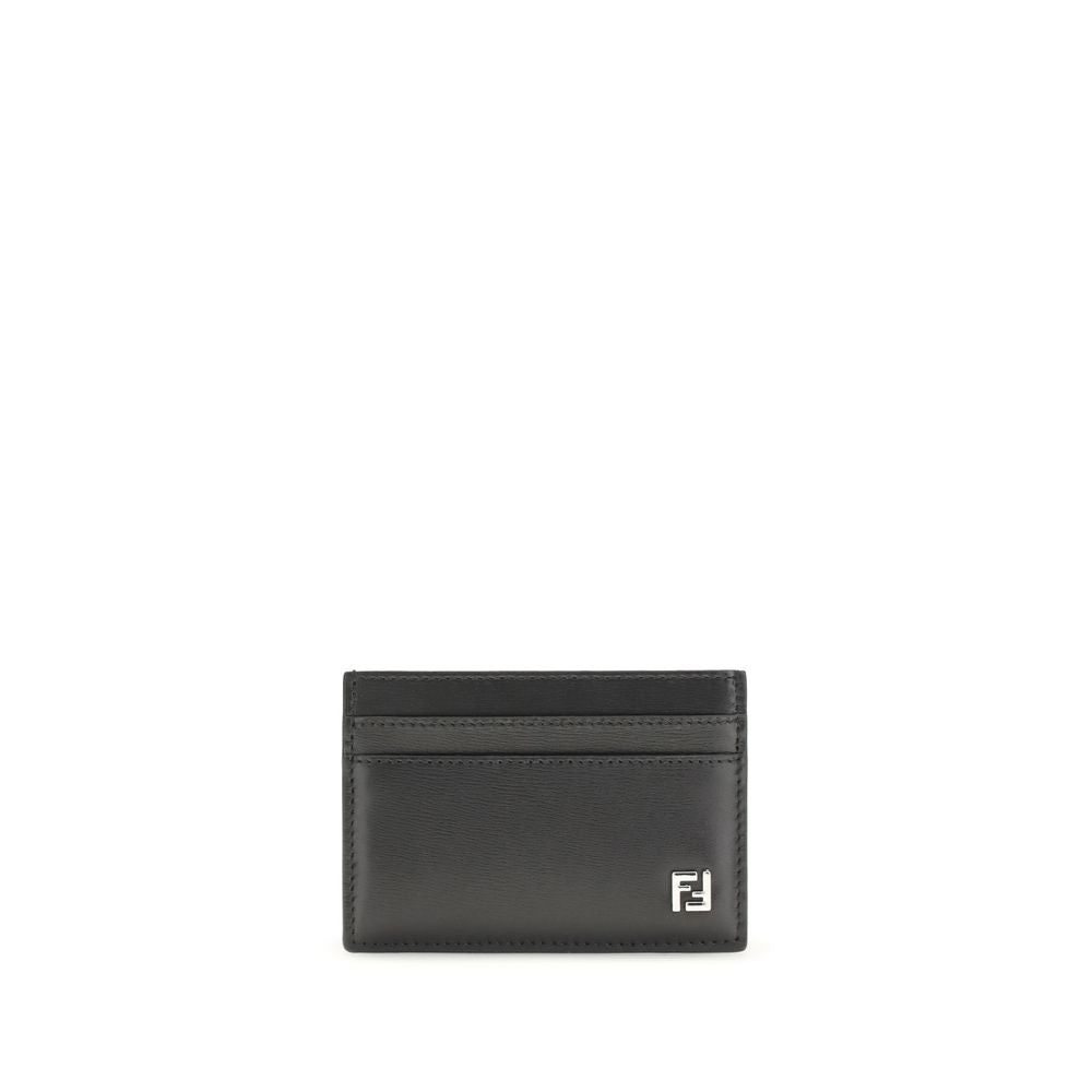 Fendi Black Calf Leather Bos Taurus Wallet Curated Luxury Accessories by Orvyn